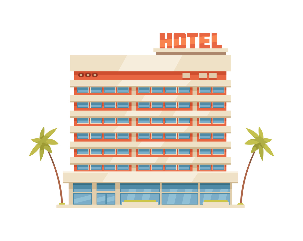 Hotel Building Icon